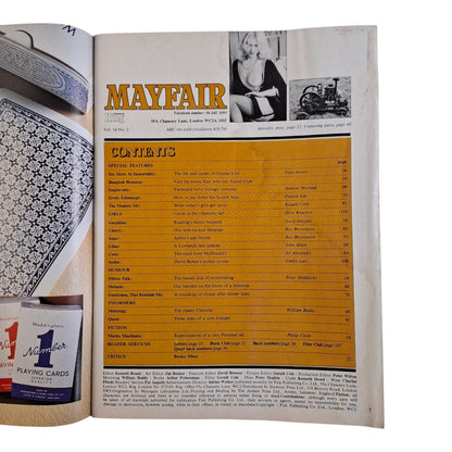 Mayfair Magazine Vol. 14 No. 3 March 1979 Anne Hughes / Geraldine Jackson