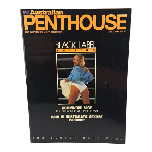 Australian Penthouse Magazine - Black Label  May 1997 Christina Recce-Hall