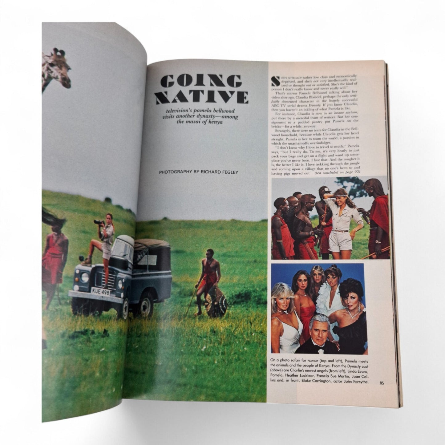 Playboy Magazine April 1983  Carry Lee COMPLETE