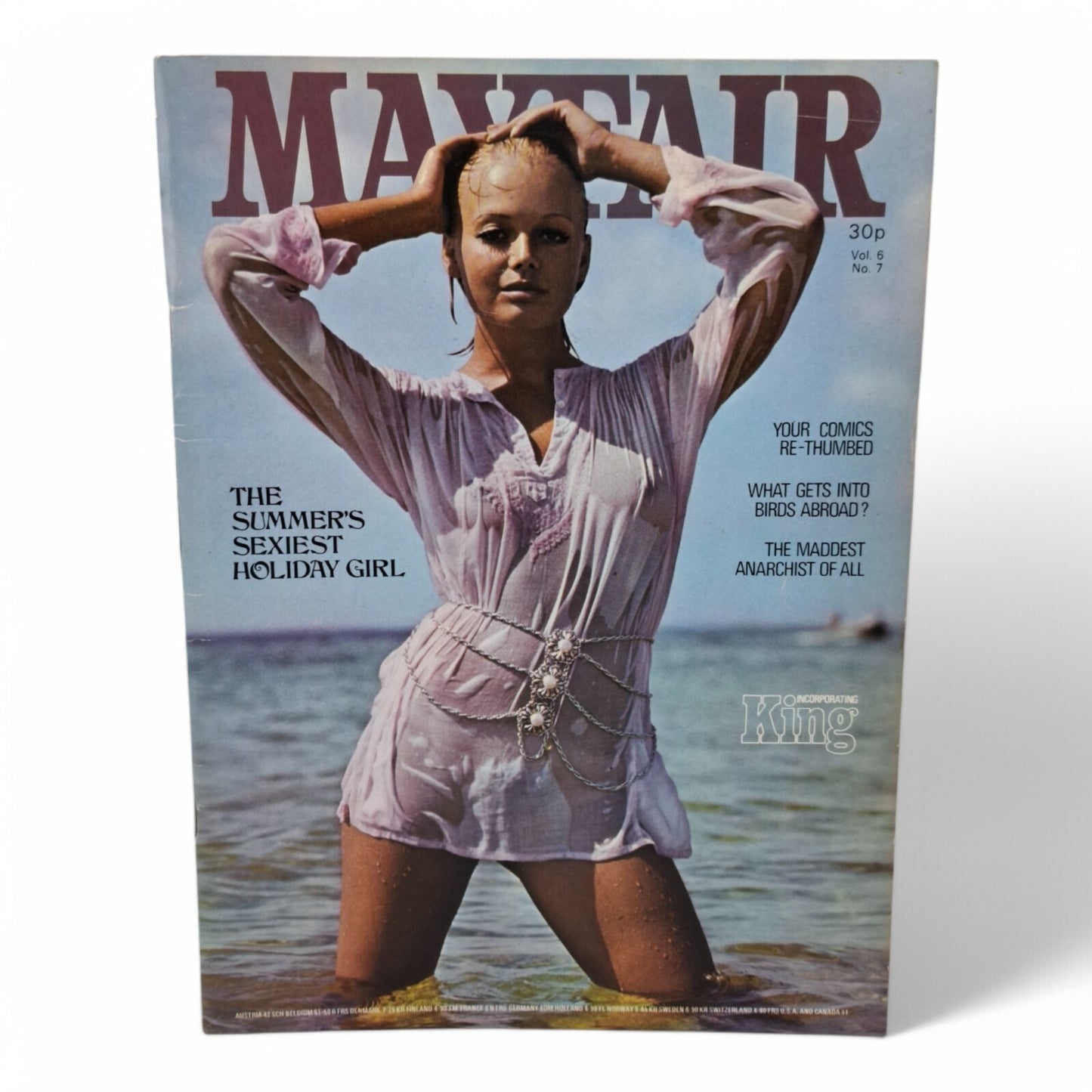 Mayfair Magazine Vol. 6 No. 7 July 1971 U.K Playboy Andrea Rau