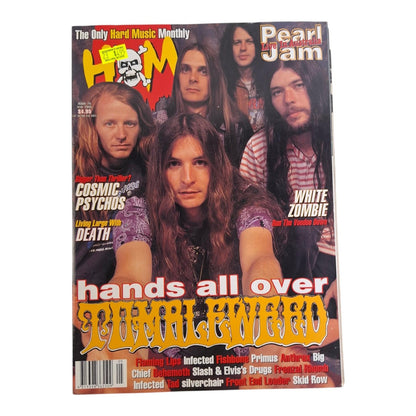 Hot Metal Magazine #75 May 1995 Tumbleweed Pearl Jam White Zombie