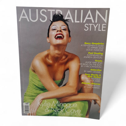 KYLIE MINOGUE Australian Style Magazine, Issue Nick Cave And Kylie Royal Family