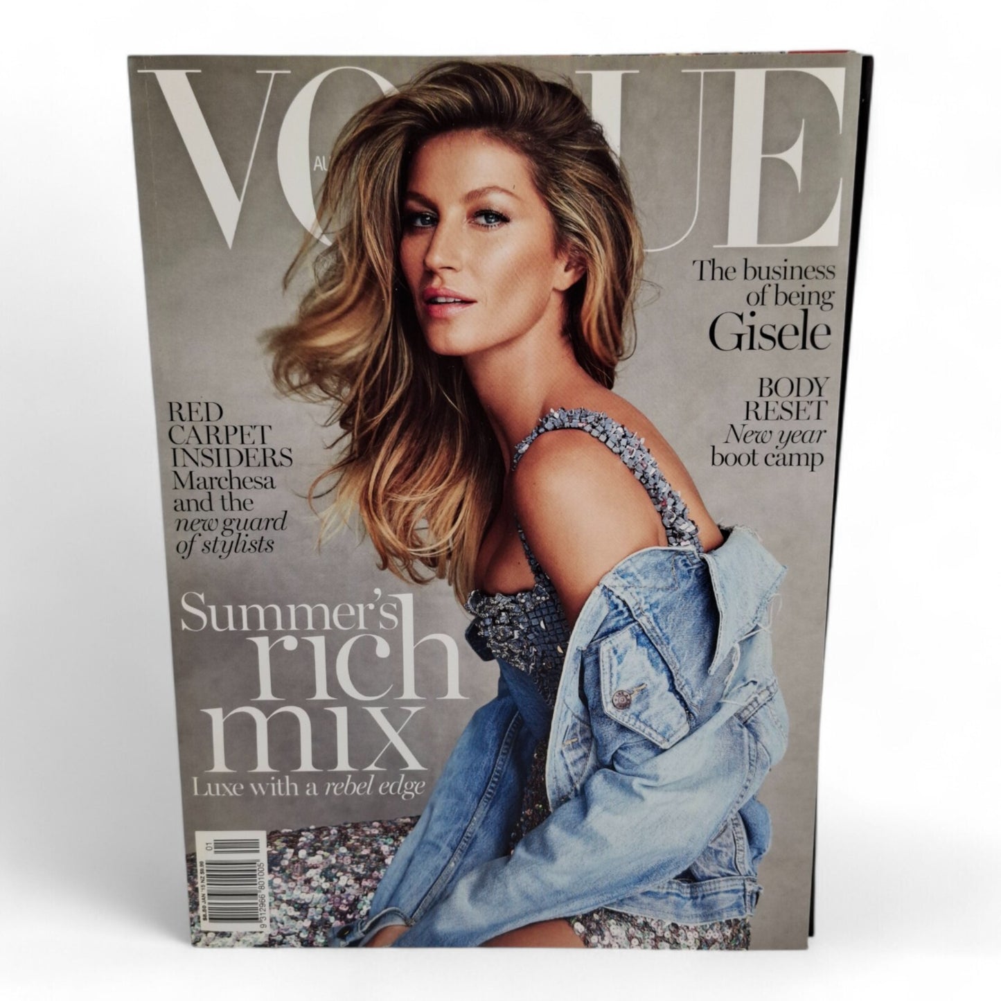 Vogue Australia Magazine January 2015 Gisele Bundchen Cover EXCELLENT