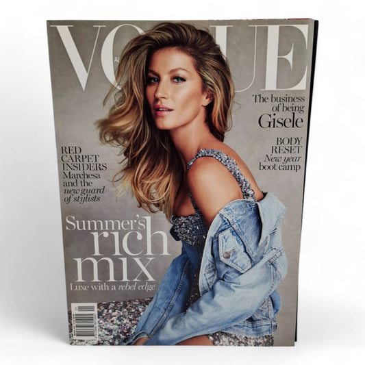 Vogue Australia Magazine January 2015 Gisele Bundchen Cover EXCELLENT