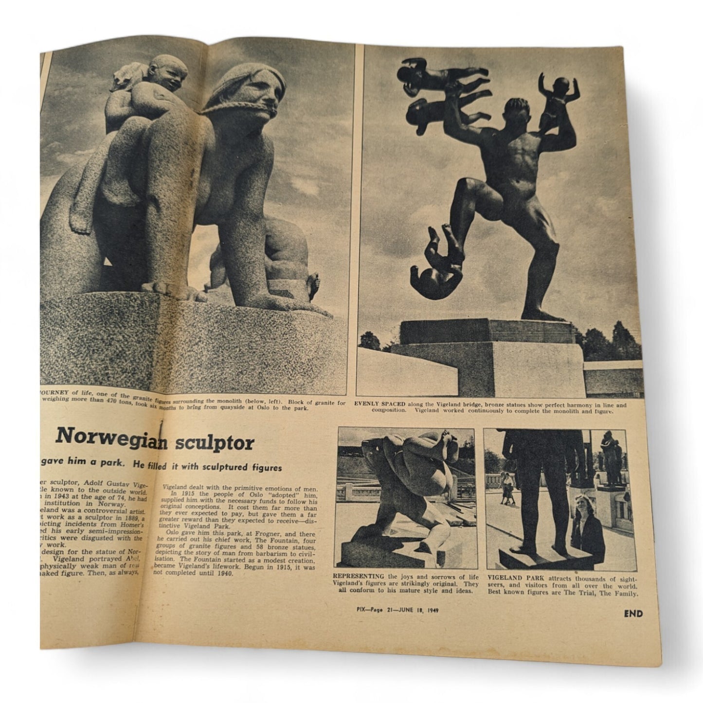 Pix (People) Australia magazine - June 18, 1949 -