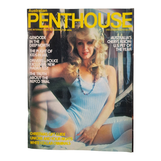 AUSTRALIAN PENTHOUSE Magazine December 1979 Cheryl Rixon / Carmen McCall