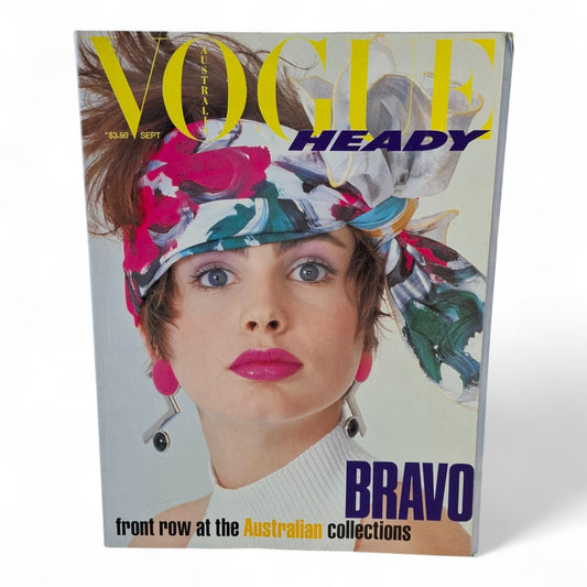 Vogue Australia magazine - September 1985 - Alexa Singer