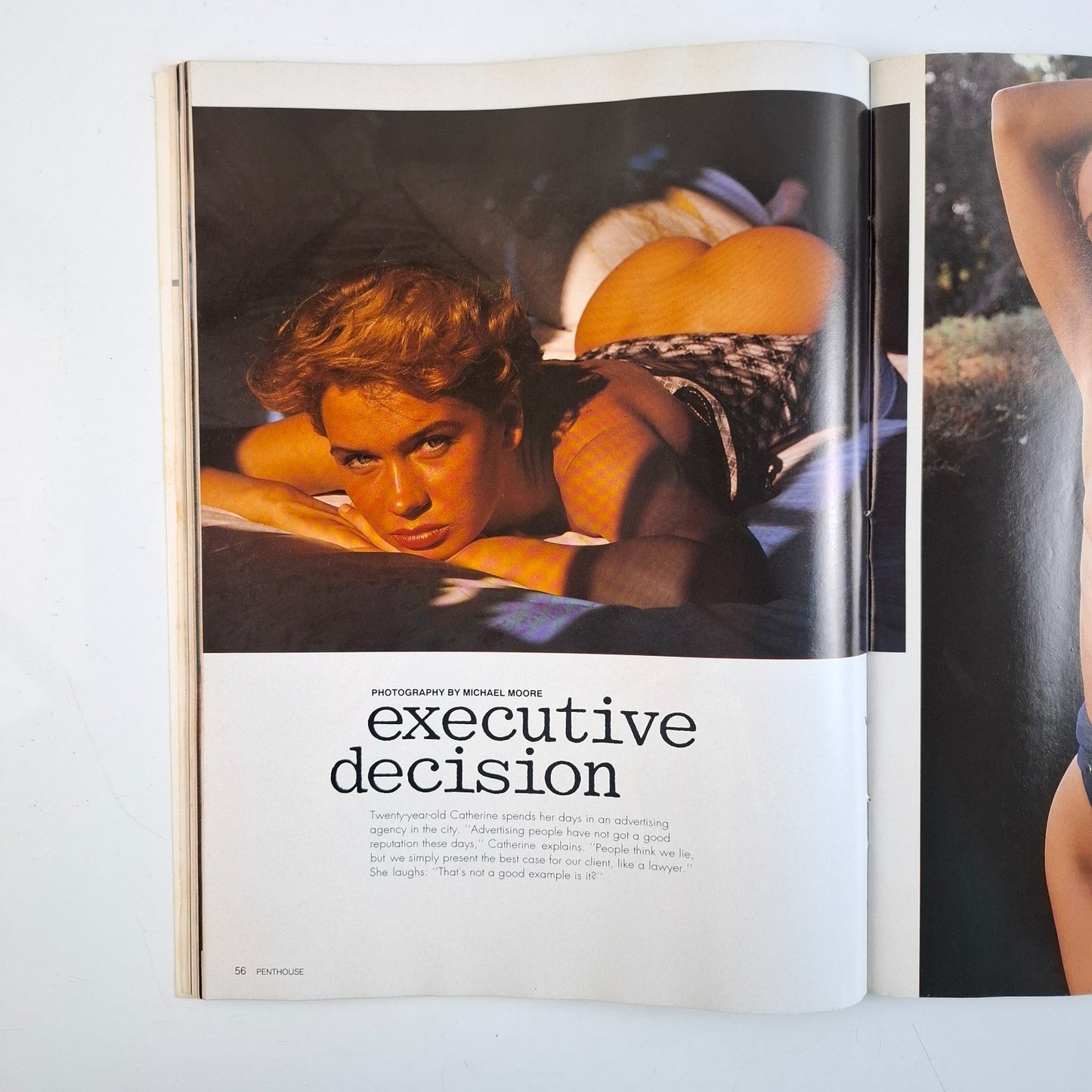 AUSTRALIAN PENTHOUSE Magazine March 1992 Catherine / Krista