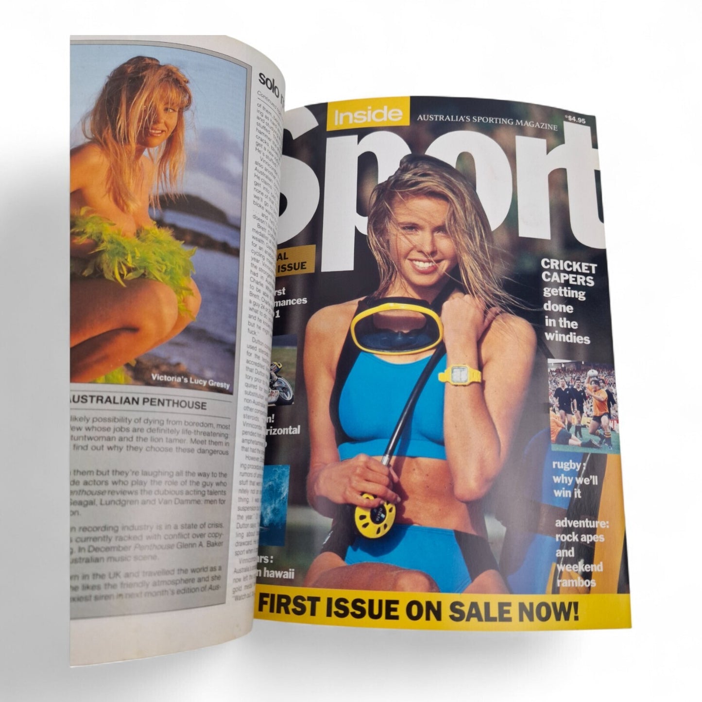 AUSTRALIAN PENTHOUSE Men's Magazine November 1991 Pauline Nichols