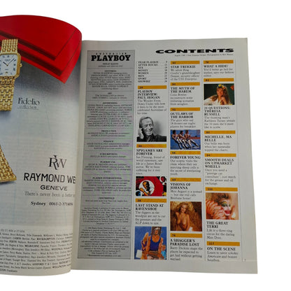 Australian Playboy Magazine August 1988 Johanna Oetiker