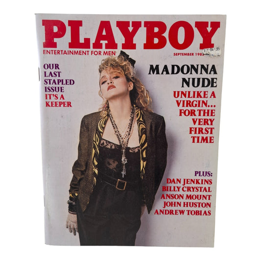 PLAYBOY MAGAZINE September 1985 Madonna Ciccone / Venice Kong