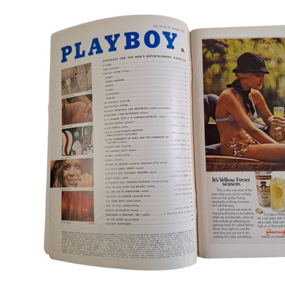 PLAYBOY Magazine August 1972 Carol Vitale / Linda Summers