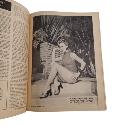 Cavalier Magazine Australia August September 1955 Vol. 3 No. 1 Mitzi Gaynor