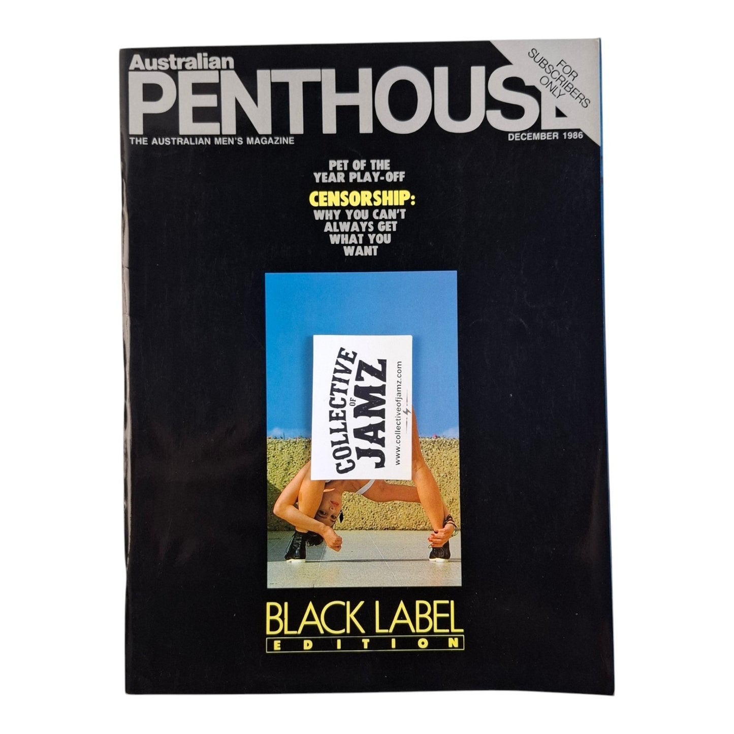 AUSTRALIAN PENTHOUSE Men's Magazine December 1986 Belinda White / Maidenhead
