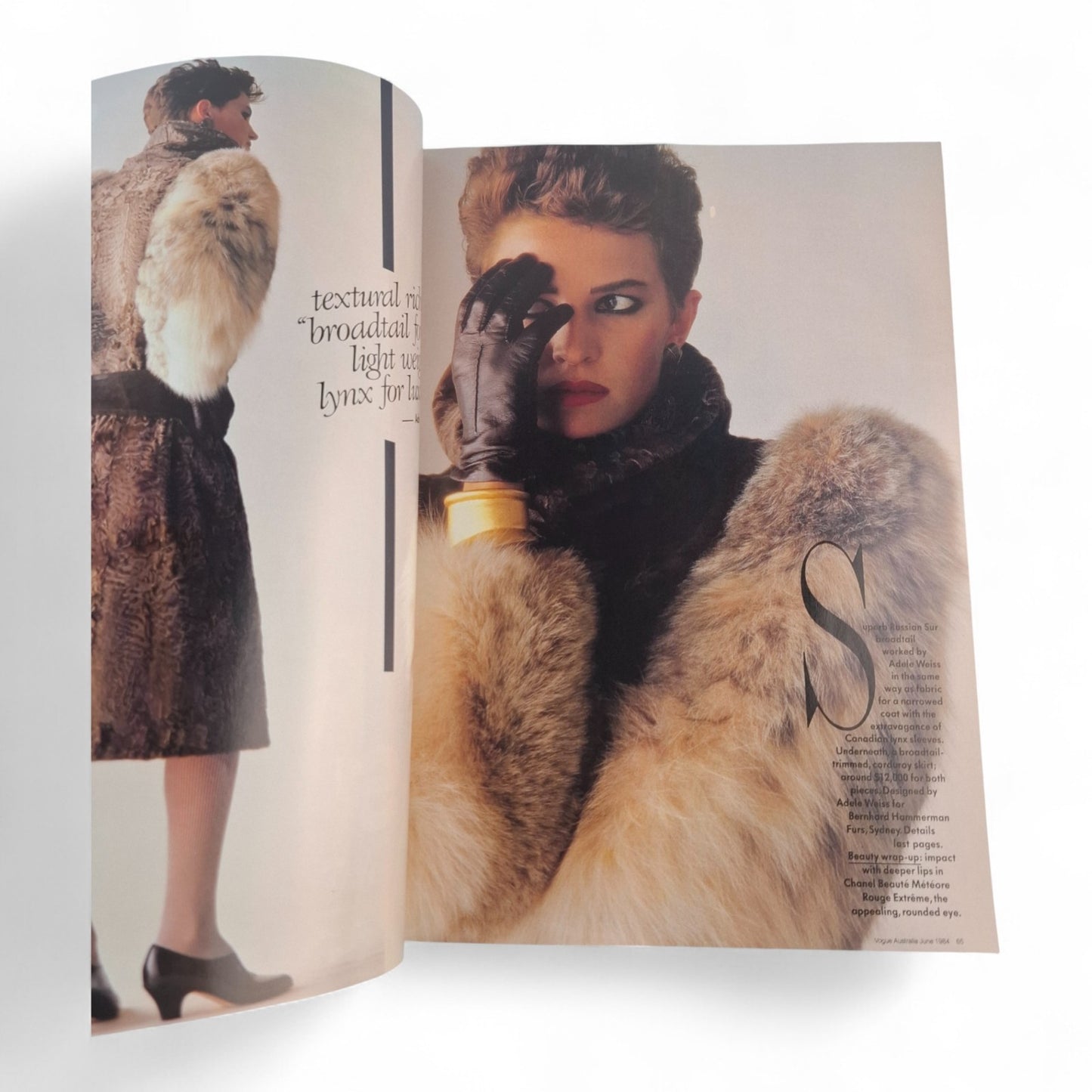 Vogue Australia Magazine June 1984