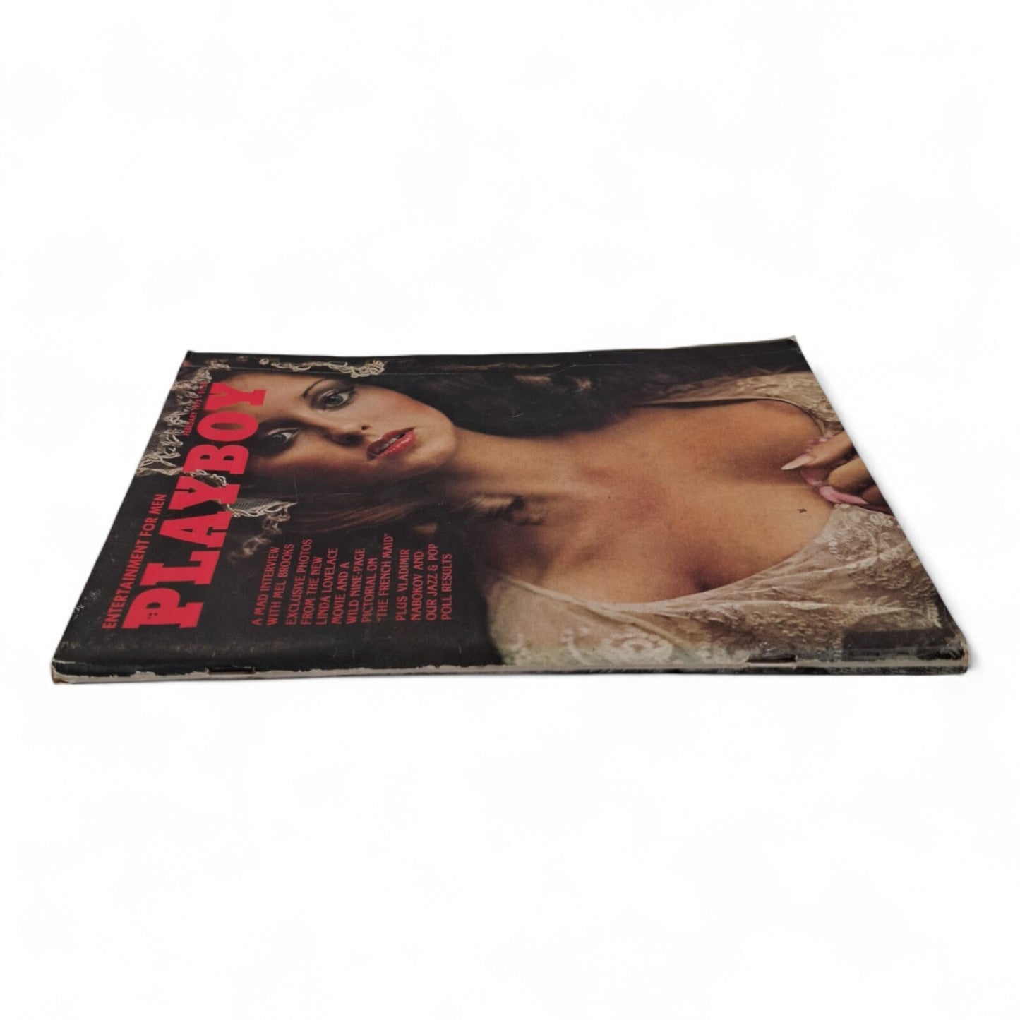 PLAYBOY MAGAZINE February 1975 Laura Misch Cover