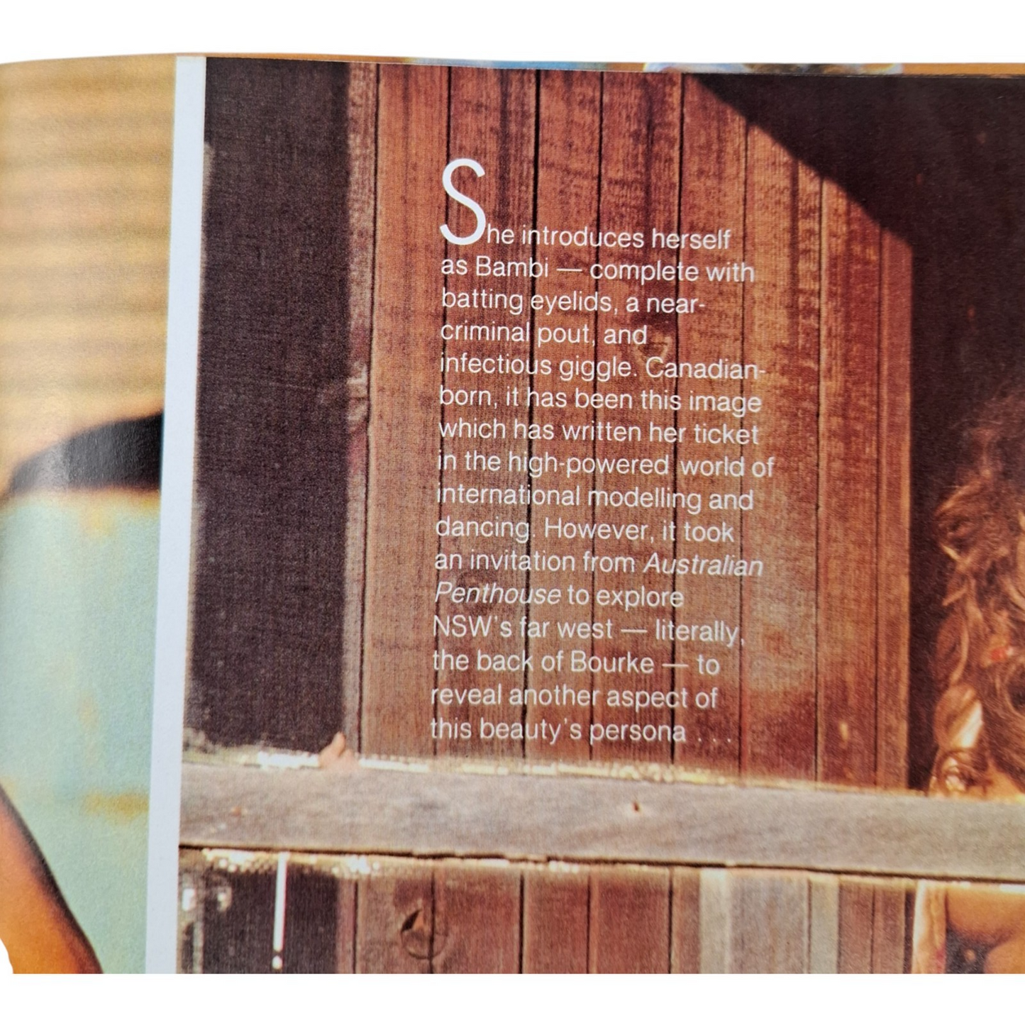 Australian Penthouse Magazine - Black Edition August 1987 Bambi