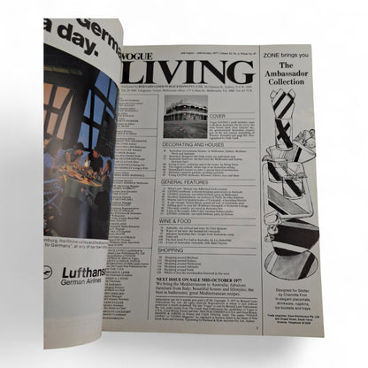 Vintage Vogue Living Australian Magazine - No. 4 1977
