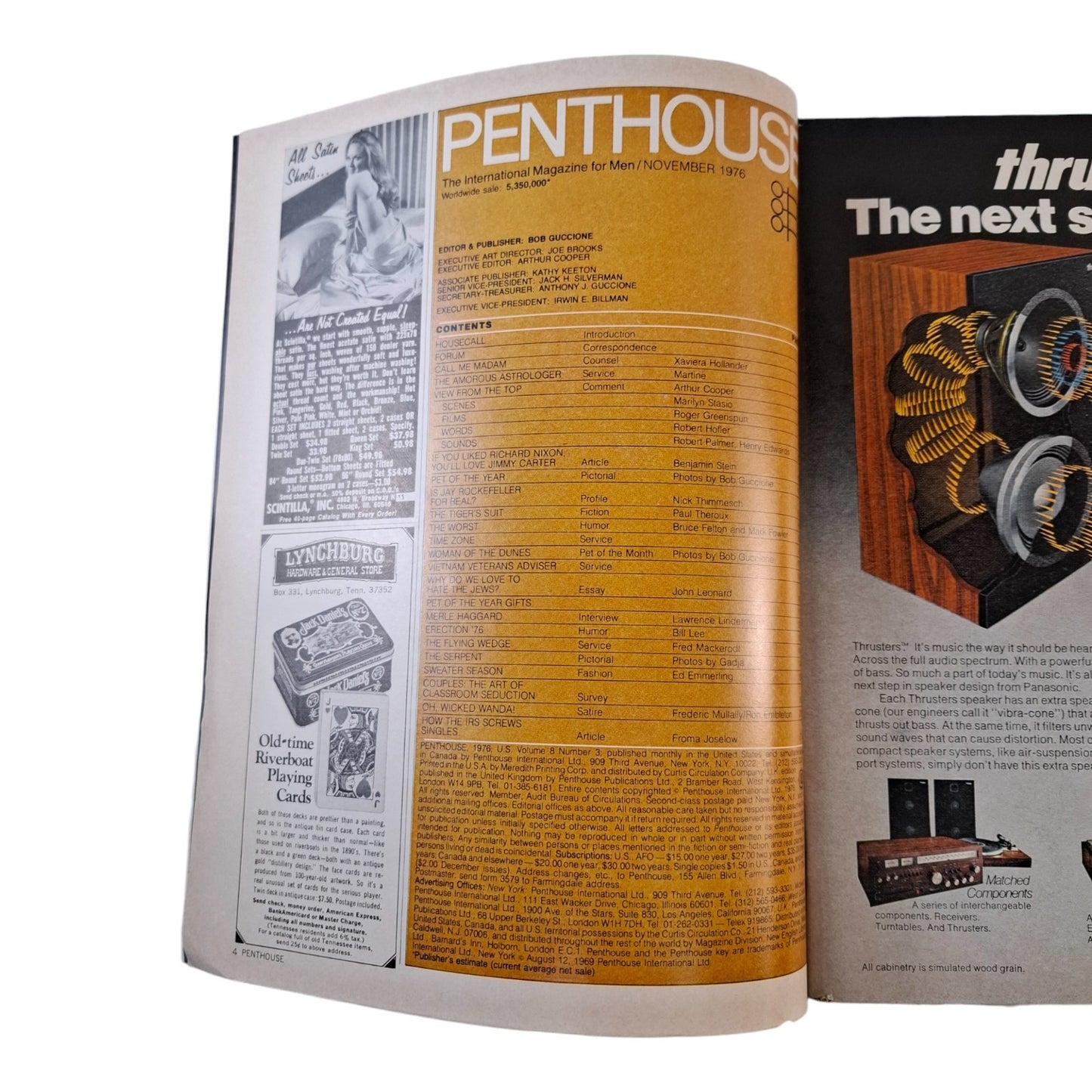 PENTHOUSE U.S Magazine November 1976 Laura Doone
