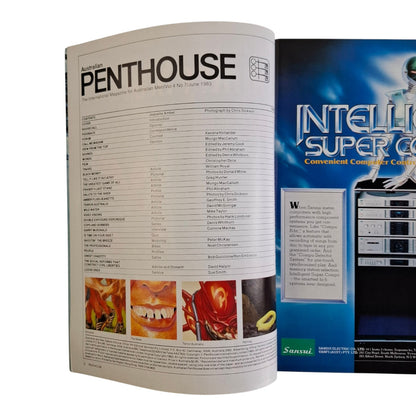 Australian Penthouse Magazine June 1983 Cathy Foster / Jeanette Amber