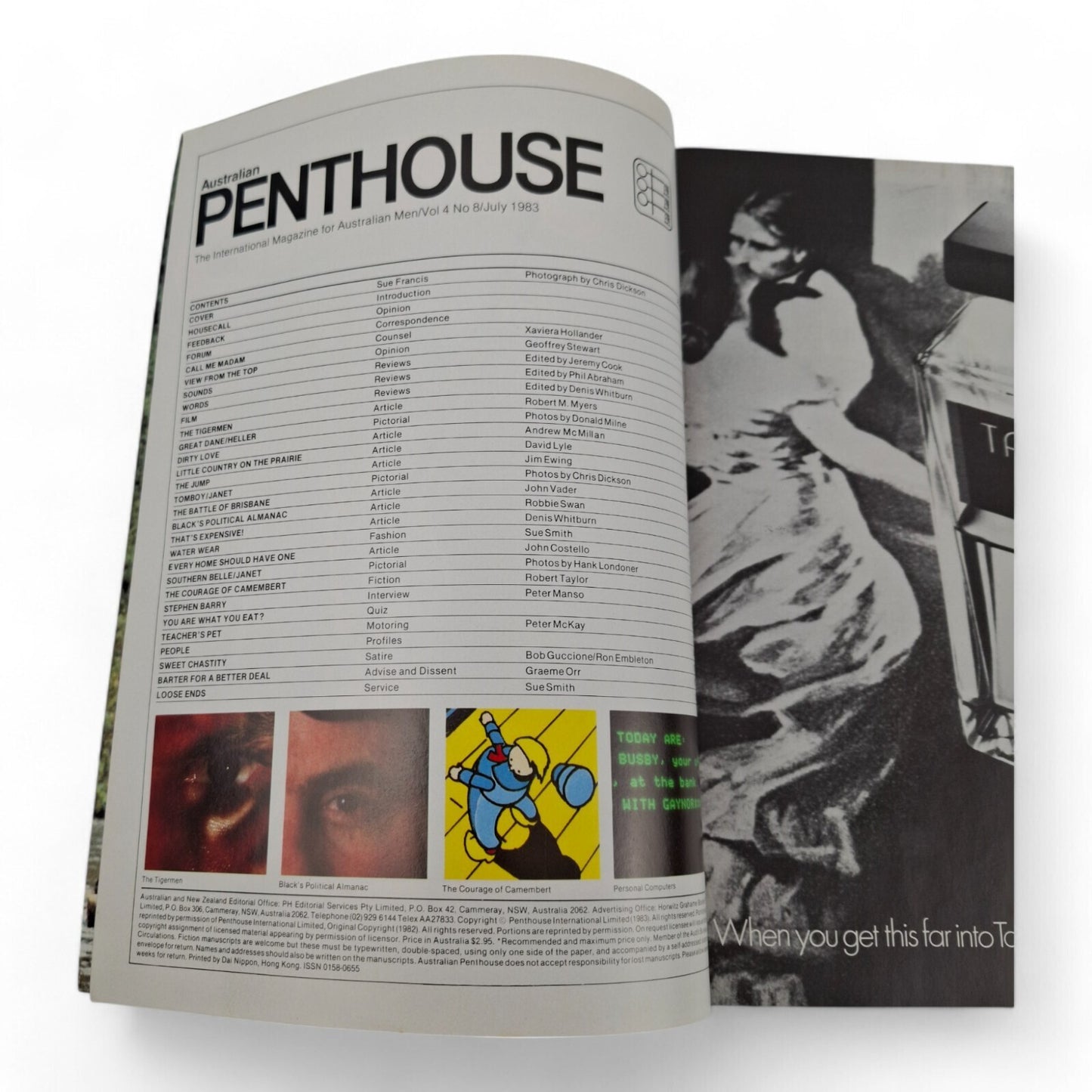 AUSTRALIAN PENTHOUSE Men's Magazine July 1983 Complete Excellent