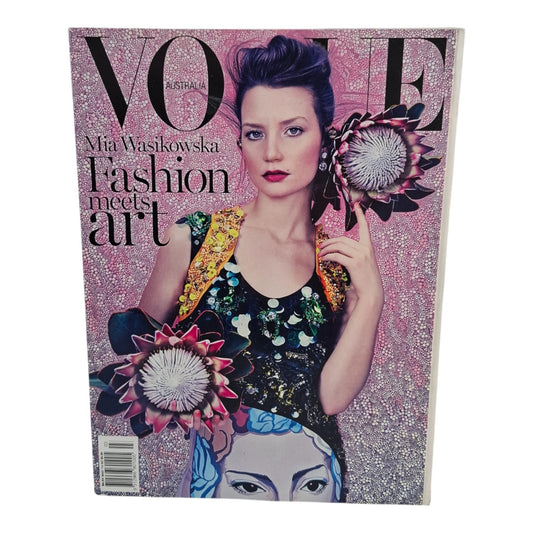 Vogue Australia Magazine March 2014 Mia Wasikowska Cover EXCELLENT