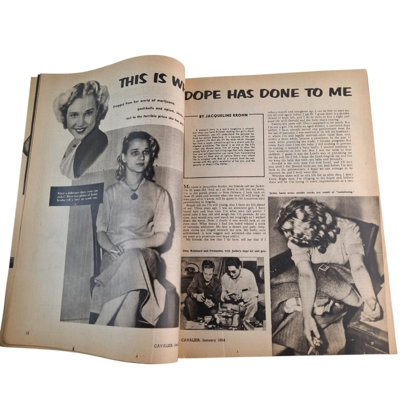 Cavalier Magazine Australia For Men January 1954 Vol. 1 No. 6 - Vargas Girl
