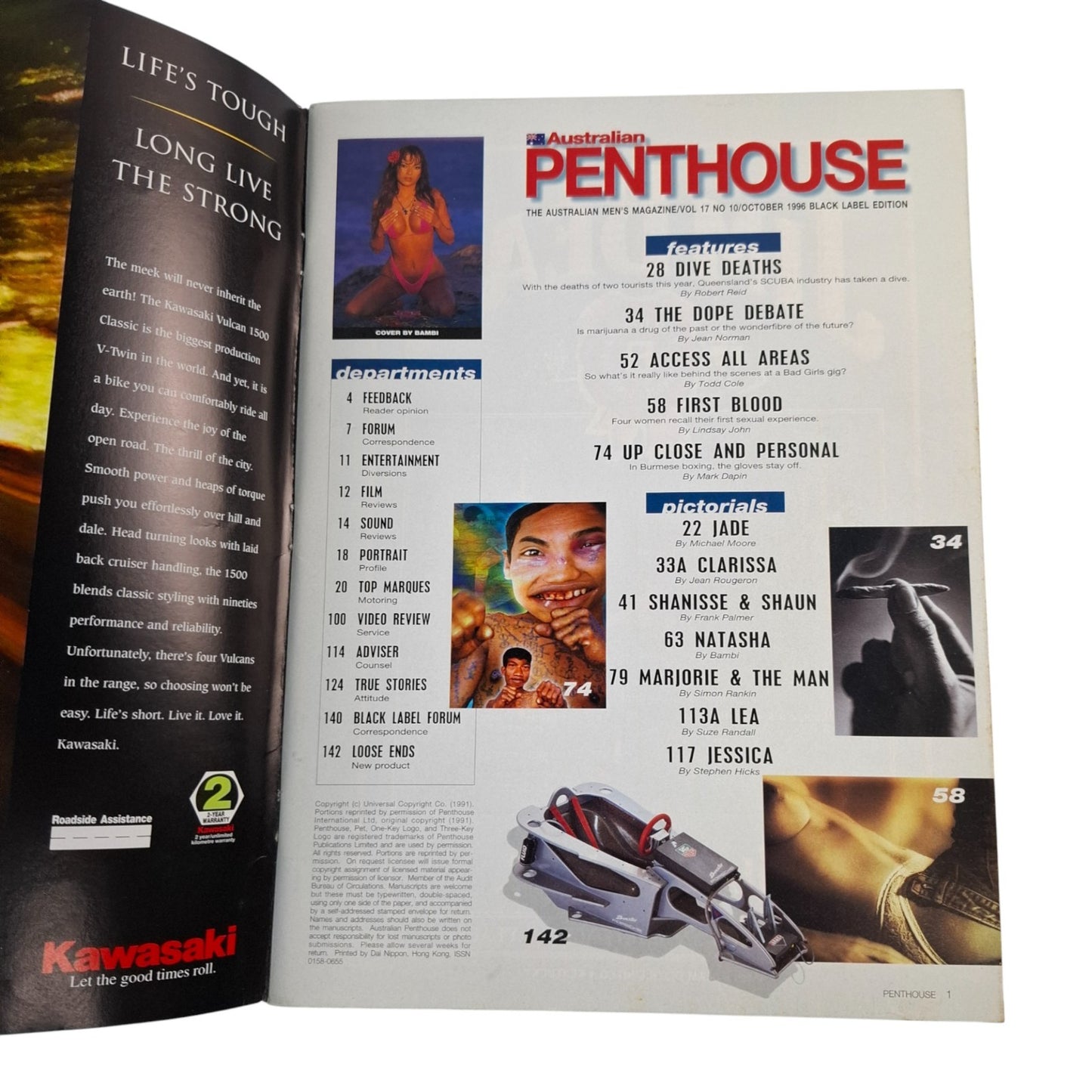 Australian Penthouse Magazine - October 1996 Natasha Celeste