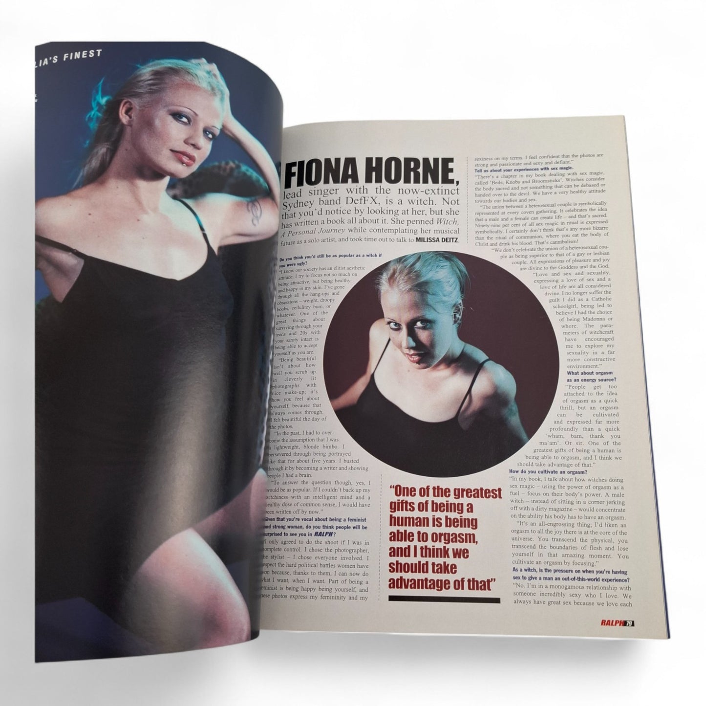 Ralph Magazine September 1998 Gabrielle Richens FHM
