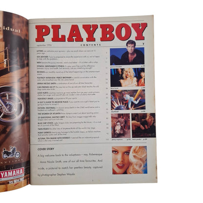 Australian Playboy Magazine September 1996 Anna Nicole Smith / Angel Boris