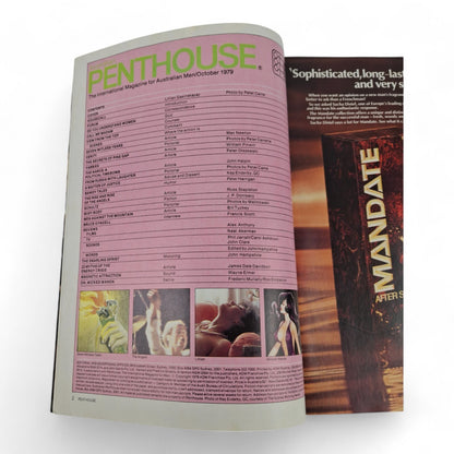 AUSTRALIAN PENTHOUSE - Men's Magazine October 1979 FIRST ISSUE! Complete