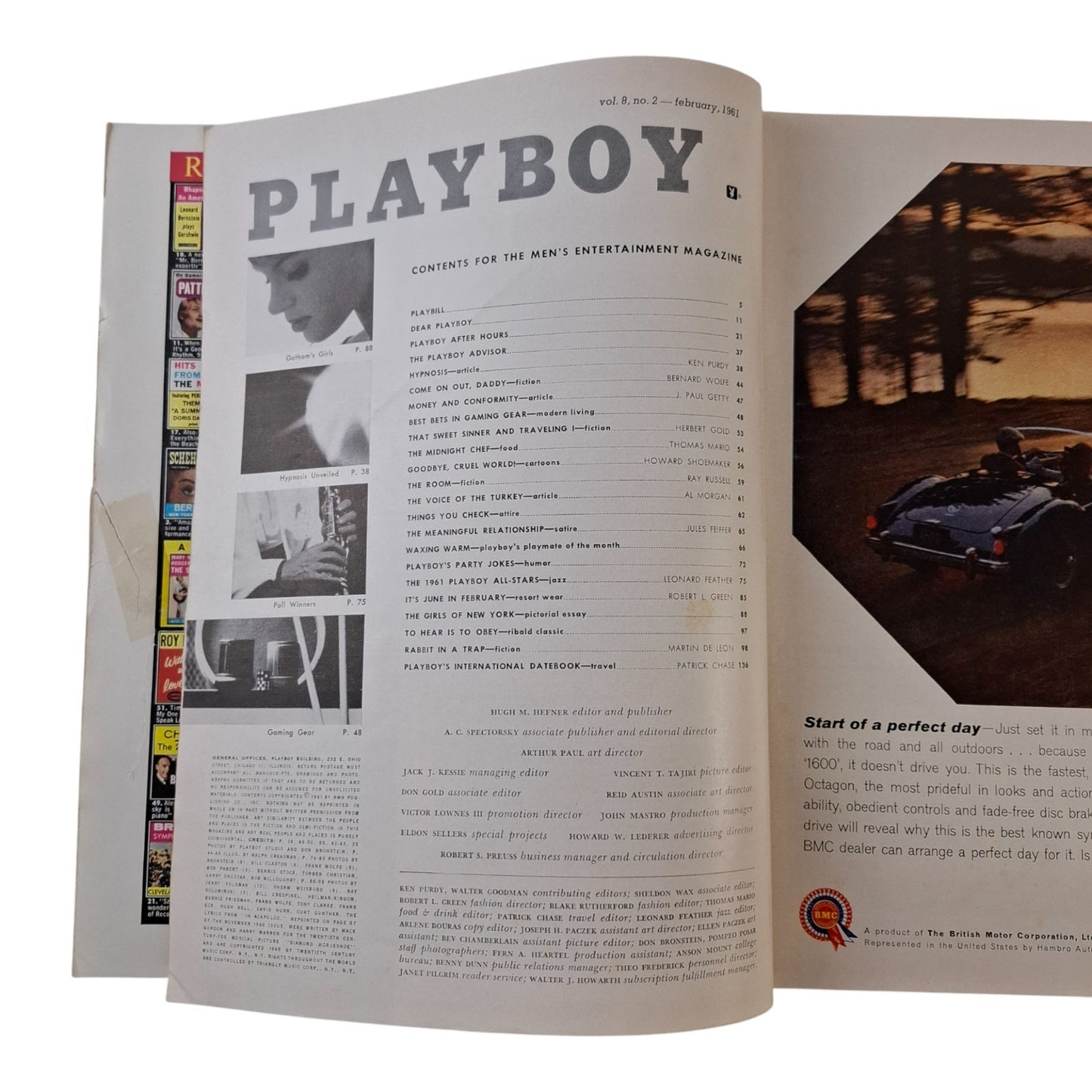 PLAYBOY Magazine February 1961  Barbara Ann Lawford (PAGES MISSING)
