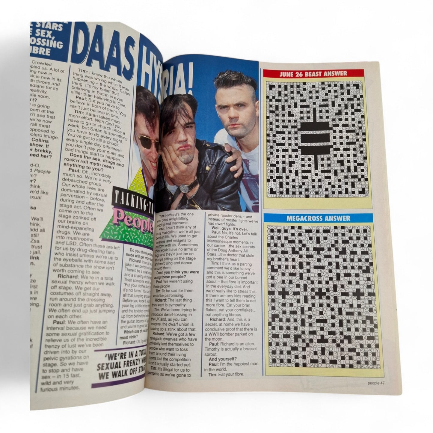 People Magazine Australia July 10th 1991 Rachelle