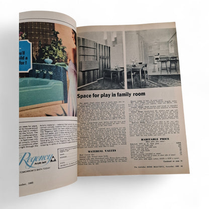 Australian Home Beautiful - November 1965 - Magazine