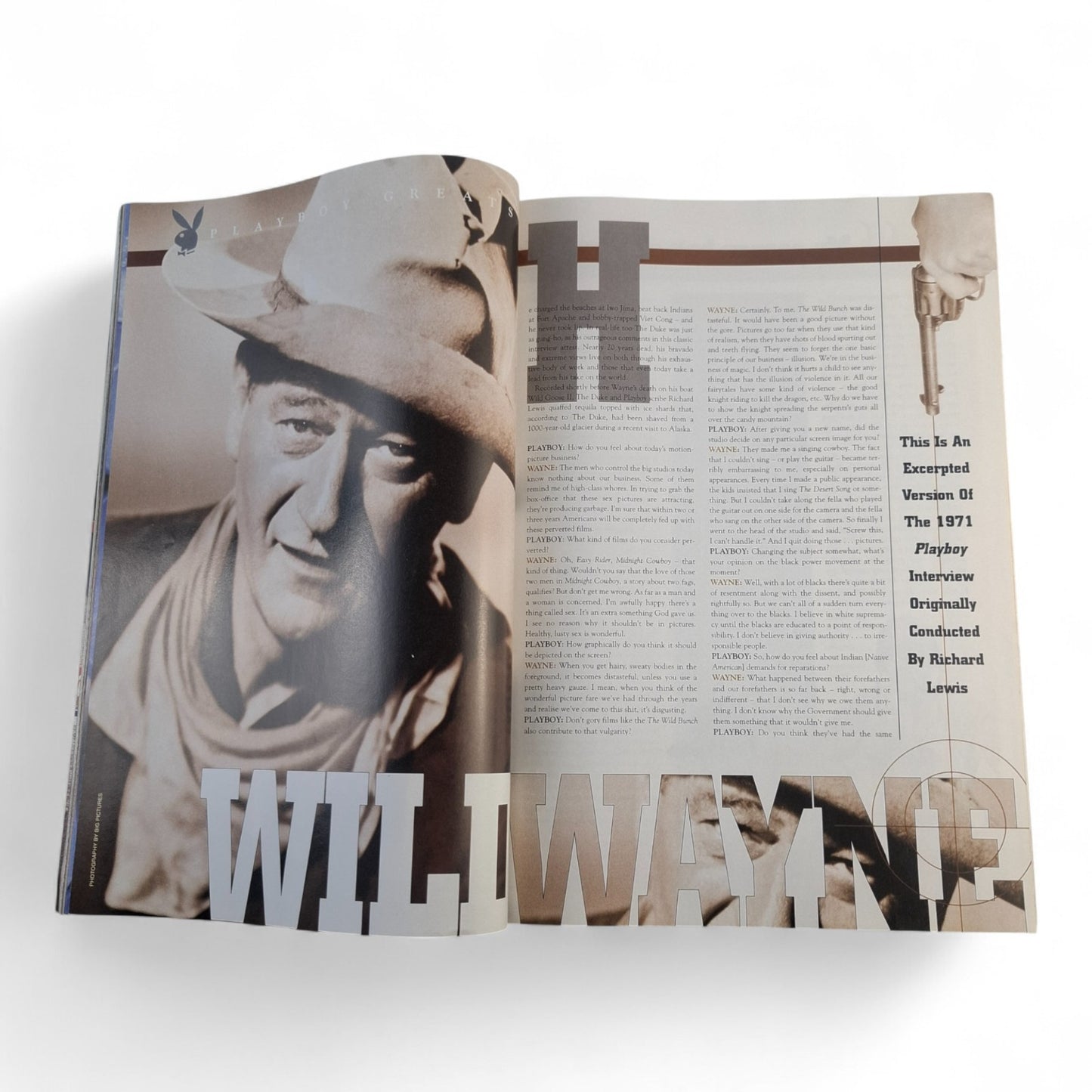 Australian Playboy Magazine October 1998 Cindy Crawford John Wayne