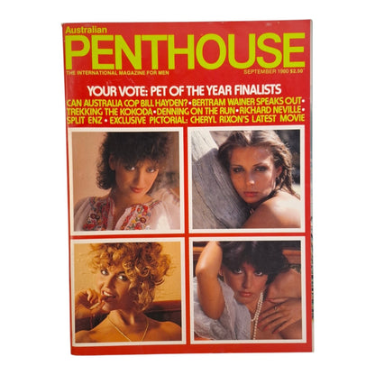 AUSTRALIAN PENTHOUSE September 1980 Vol. 1 No. 12 Men's Magazine Donna Turner