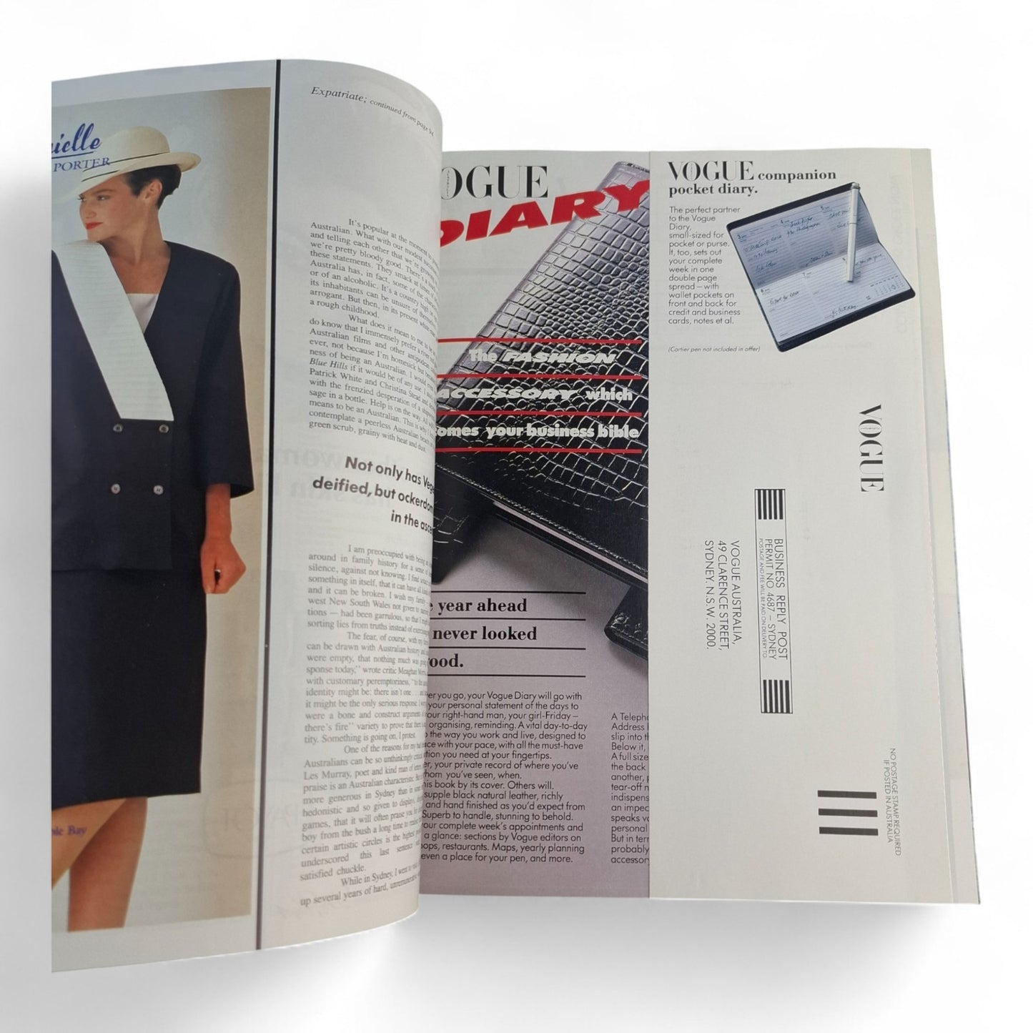 Vogue Australia August 1984 Magazine Australian Woman 25 Rising Our Birthday