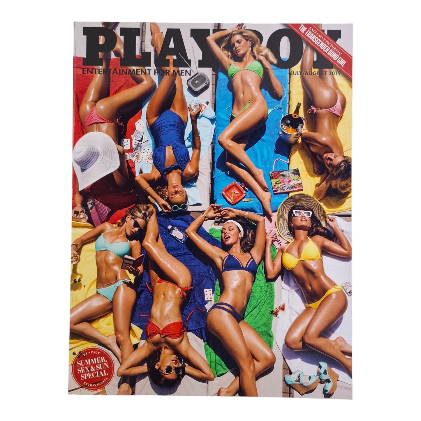 Playboy Magazine July / August 2015 Kayla Rae Reid / Dominique Jane Sharpe