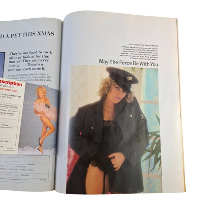 AUSTRALIAN PENTHOUSE Men's Magazine Black December 1990 Debbie Joel