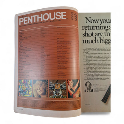 AUSTRALIAN PENTHOUSE Men's Magazine March 1981 Xochiti Quetzal