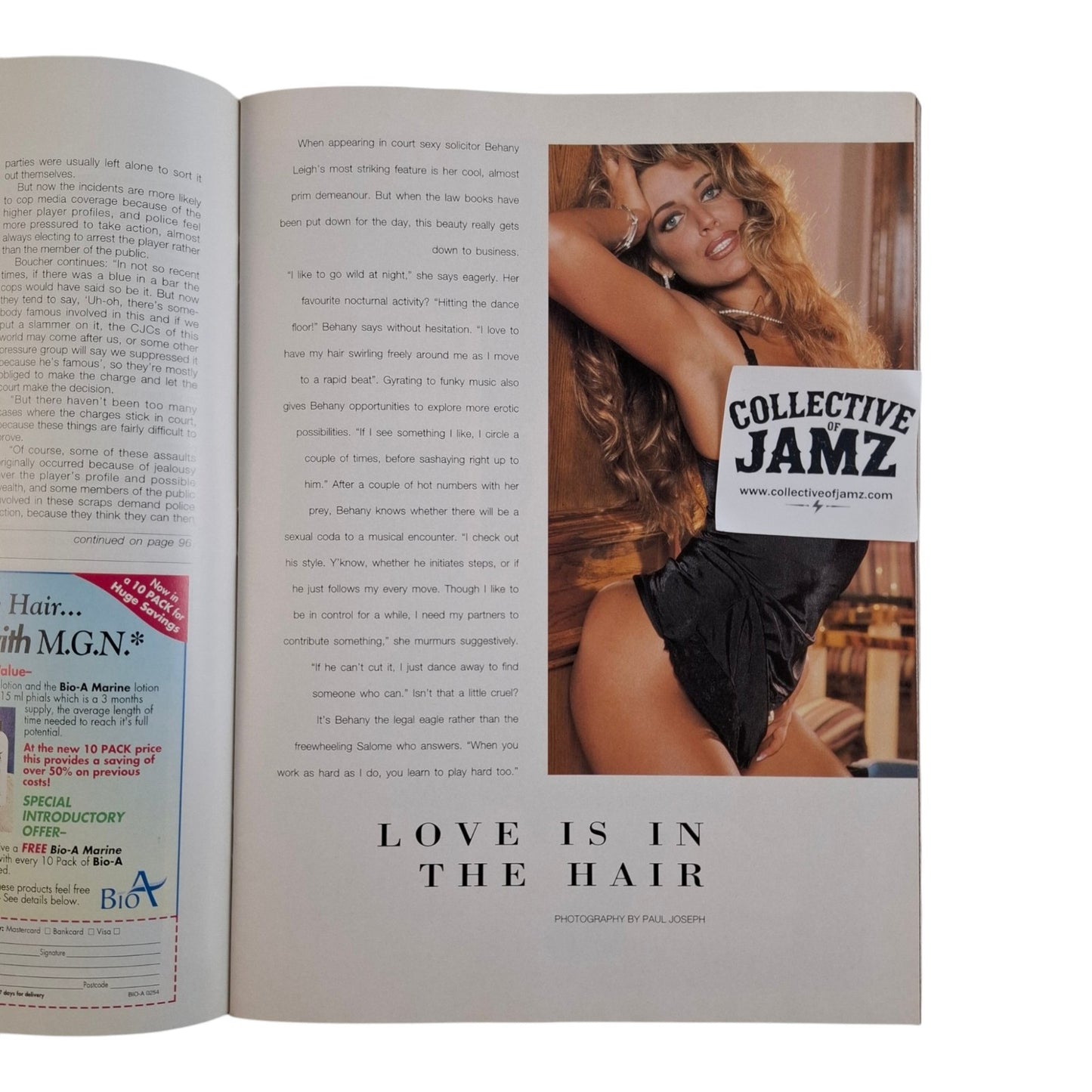Australian Penthouse Magazine July 1995 Cassandra Atkins / Behany Leigh