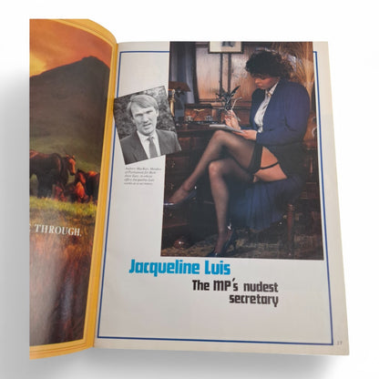 Mayfair Magazine April 1987 Vol. 22 No 5 Playboy Sophie Masters