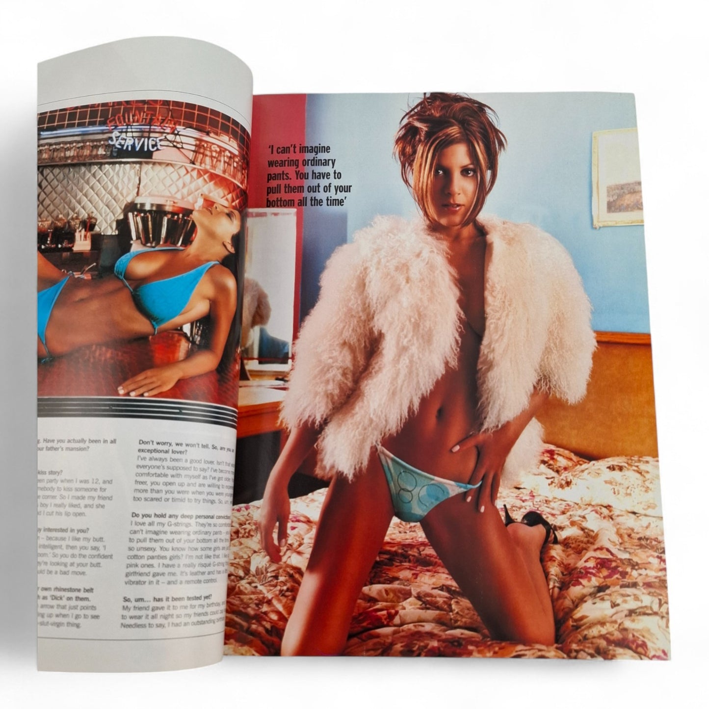 Maxim UK Magazine February 2001 Kirsty Gallacher Tori Spelling