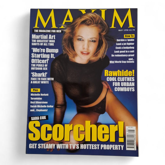MAXIM Magazine May 1998 Sara Cox