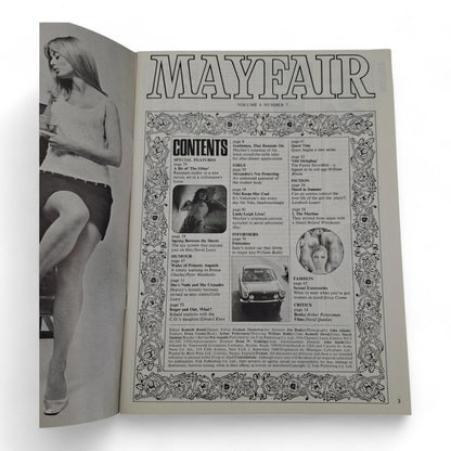 Vintage Mayfair Magazine Vol. 4 No. 7 July 1969 Playboy