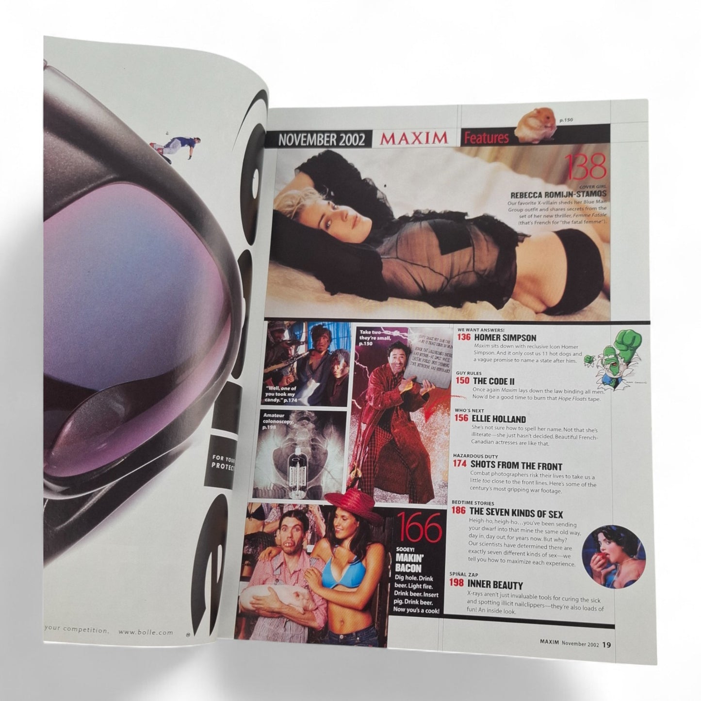 MAXIM Magazine November 2002 Rebecca Romijn-Stamos â€¢ Sopranos Girls COMPLETE