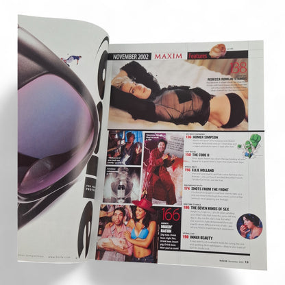 MAXIM Magazine November 2002 Rebecca Romijn-Stamos â€¢ Sopranos Girls COMPLETE
