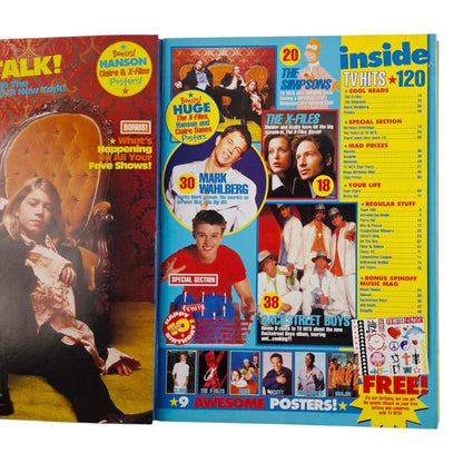 TV Hits Magazine August 1998 # 120 Hanson ~Mark Wahlberg~ 10th Birthday Issue