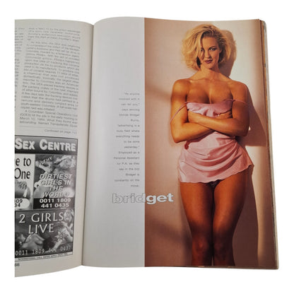 Australian Penthouse Magazine -Black Edition March 1996 Bridget Burns