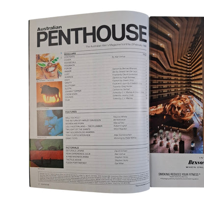 AUSTRALIAN PENTHOUSE Magazine February 1988 Julia Beaulieu
